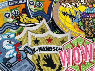 Gesticktes Patch nach Wunschmotiv - Bis zu 10 x 10 cm Anime/ Einschulung / Schultüte zum Bügeln oder Klett