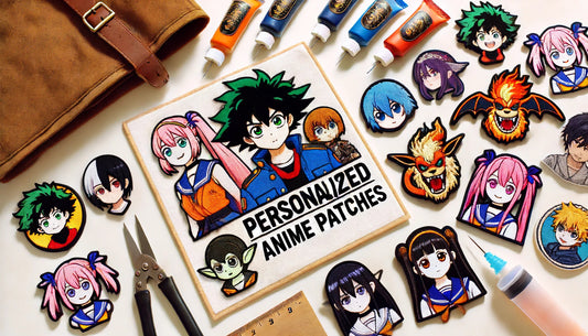 Personalisierte Anime-Patches - Hochwertige Stickerei, Individuelle Designs